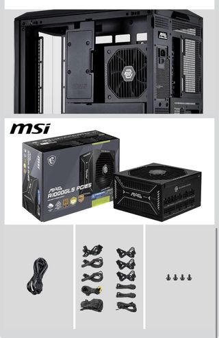 Fuente de alimentación MSI MAG A1000GLS PCIE/nuevo