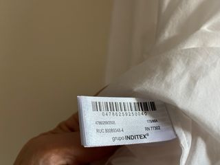 Camisa Zara Volantes Talla L