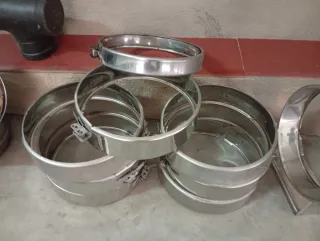 Tubo chimenea gasoil metal/plástico