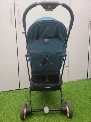 Carrito de bebé plegable azul