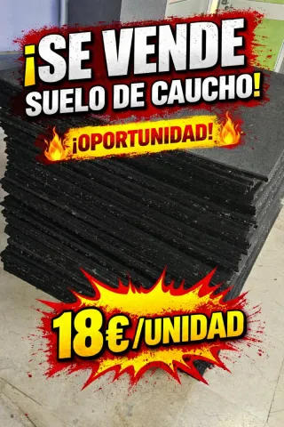 Suelo de Caucho 18€/Unidad