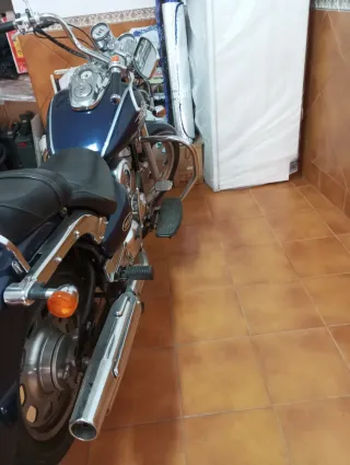 Moto Daelim 125cc Cruiser Azul/Plata