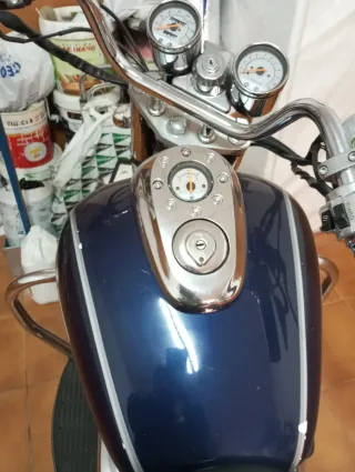 Moto Daelim 125cc Cruiser Azul/Plata
