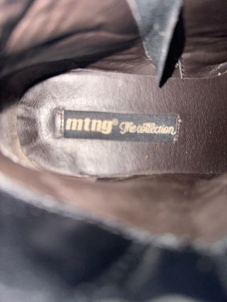 Botas Mustang Piel Negras