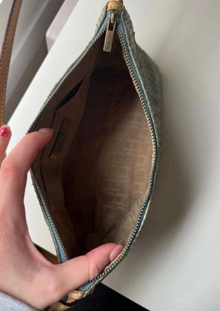 Bolso Carolina Herrera Celeste Piel Serpiente