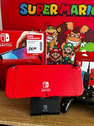 Nintendo Switch OLED COLECCION MARIO + mando pro