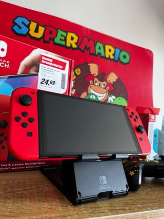 Nintendo Switch OLED COLECCION MARIO + mando pro