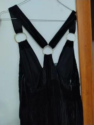 Vestito lungo velluto donna