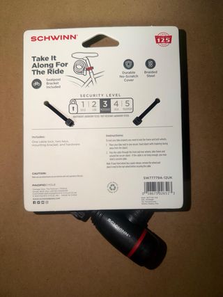 Candado bici Schwinn 12mm con llave NUEVO
