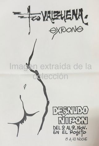 Gráfica efímera del pintor Francisco Valbuena