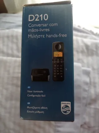 Teléfono Inalámbrico Philips D210 Manos Libres