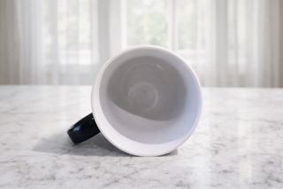 Taza Hema Rayas Burdeos Rosa Cerámica