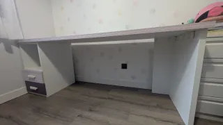 Escritorio amplio 200x60 cm con cajonera
