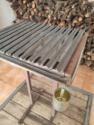Barbacoa desmontable de carbón