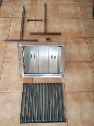 Barbacoa desmontable de carbón