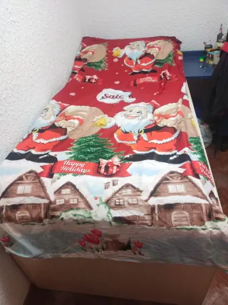 Funda Nórdica Santa Claus y Casas