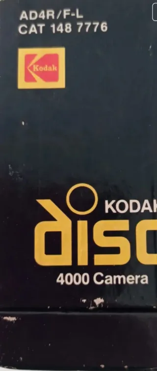 Cámara Kodak Disc 4000