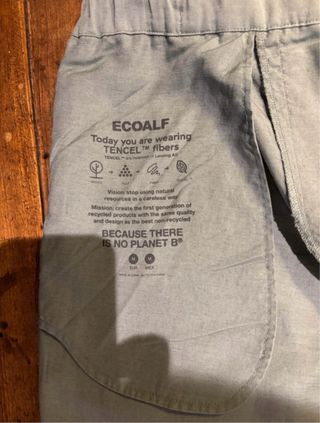 Pantalón Ecoalf mujer verde talla M (talla 38/40)