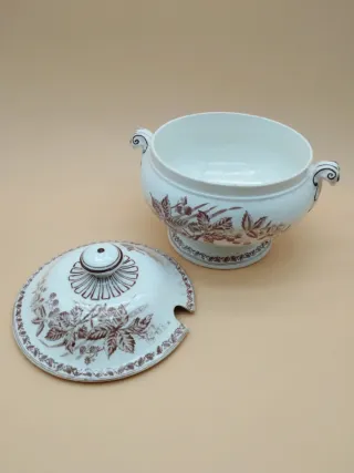 Sopera La Cartuja Pickman Sello 31 Zarzamoras