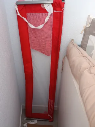 Barrera de Cama Infantil Roja con Ovejas