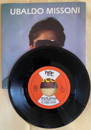 45 giri Ubaldo Missoni - Malinconia 1985