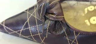 Zapatos de tacón marrones para mujer