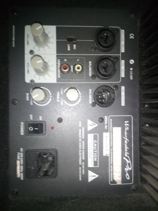 Monitor Suelo Wharfedale Pro EVP-X15P Negro