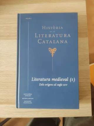 Història de la Literatura Catalana Vol 1