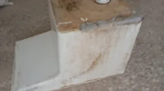 Lavadero de ropa blanco porcelana