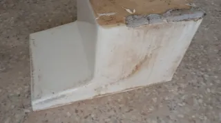 Lavadero de ropa blanco porcelana