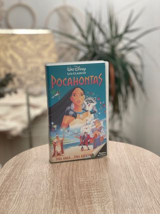VHS Pocahontas Disney Clásicos Español