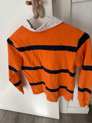 Polo Ralph Lauren Talla 7 Naranja Rayas