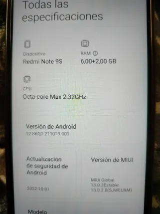 Xiaomi Redmi Note 9S