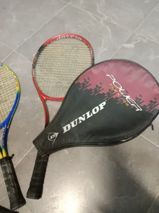 Lote 5 Raquetas Tenis + Funda Dunlop