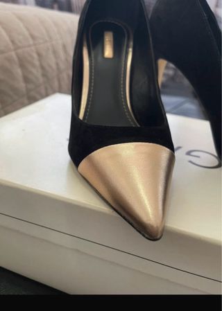Décolleté GAUDI nere e oro