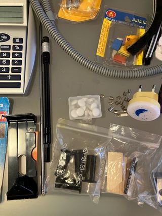 Lote de accesorios para baño y fontanería