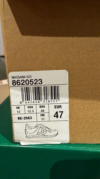 Zapatillas Munich Azul y Gris Massana 523