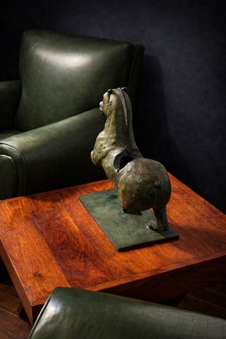 Coppia di poltrone Chester CLUB in pelle verde