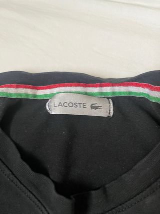 Conjunto Lacoste Verano Negro