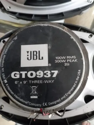 Altavoces JBL Coche Negro/Plata