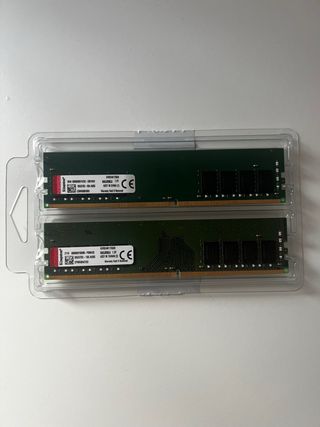 2x Kingston Memoria RAM 8GB DDR4 KVR24N17S8/B