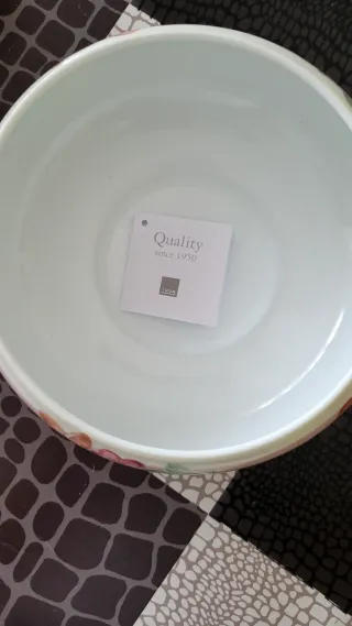 Ciotola Thun Fiori Rosa e Bianchi