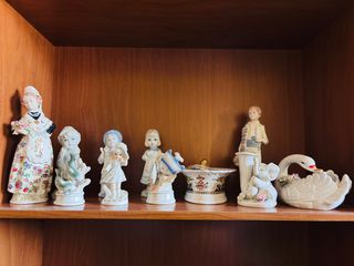 Conjunto figuras porcelana vintage