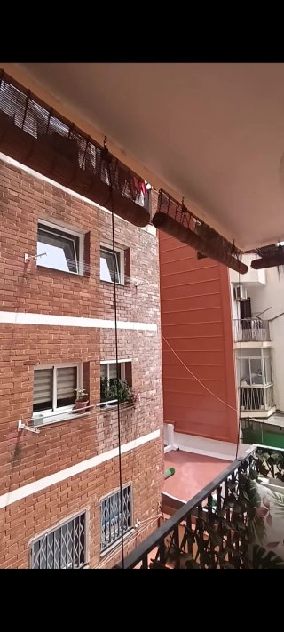 Persianas enrrolables de bambú para exterior.