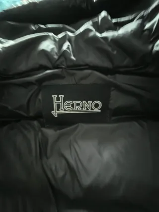 Plumas morado brillante Herno