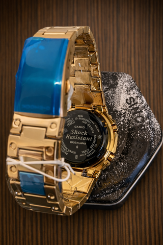 Reloj Dorado Rosado Deportivo Resistente