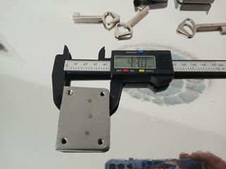 Lotto 3 Serrature Scatola Mobili Entrata 25mm