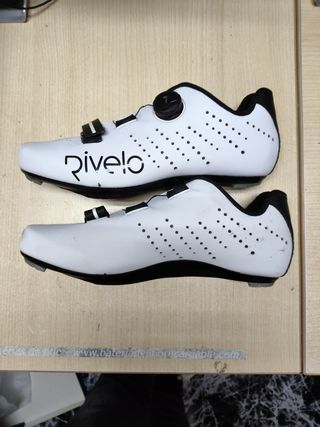 Zapatillas Ciclismo carretera Rivelo Blancas