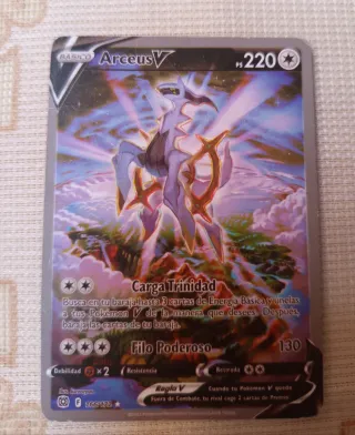 Moltres de Galar , Arceus y Rayquaza Cartas Pokémo