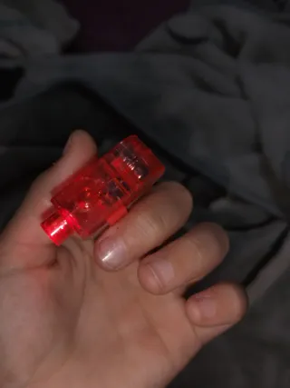 Anillos de colores con luz LED